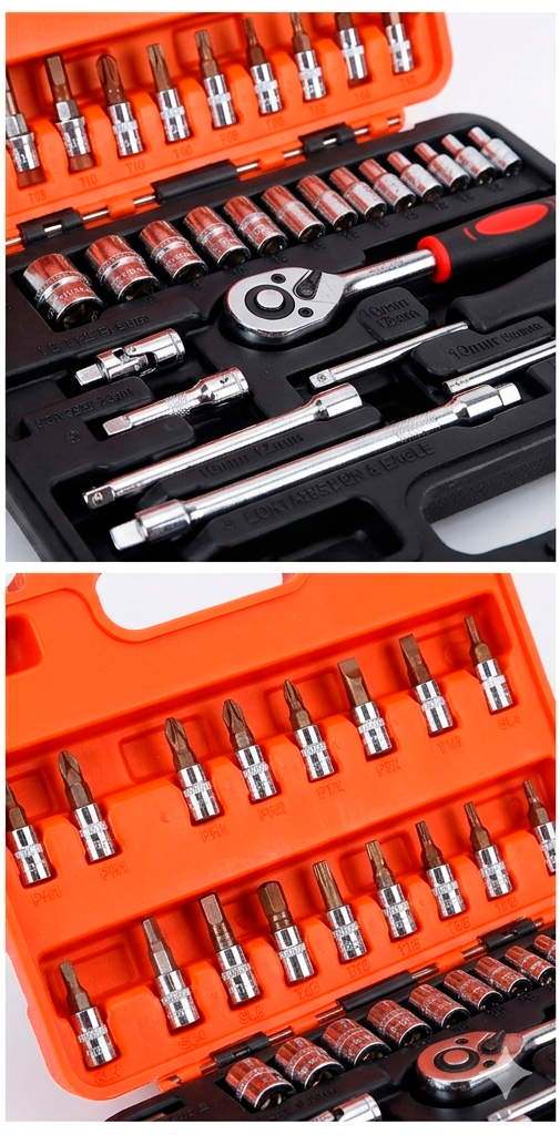 Kit de Herramientas de Precisión de 46 Piezas